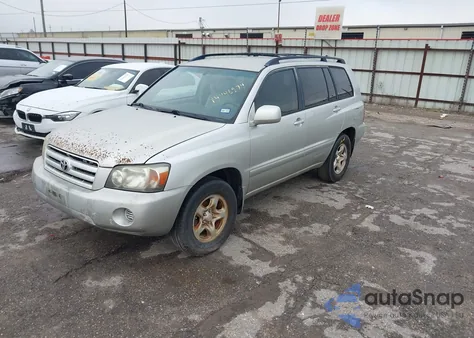 2005 Toyota Highlander V6 z USA, uszkodzony, nr VIN JTEDP21AX50062878